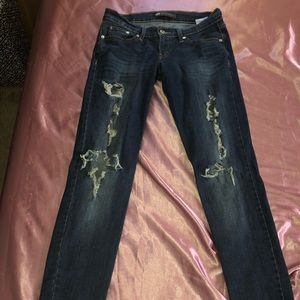 Levi Strauss superlow skinny jeans